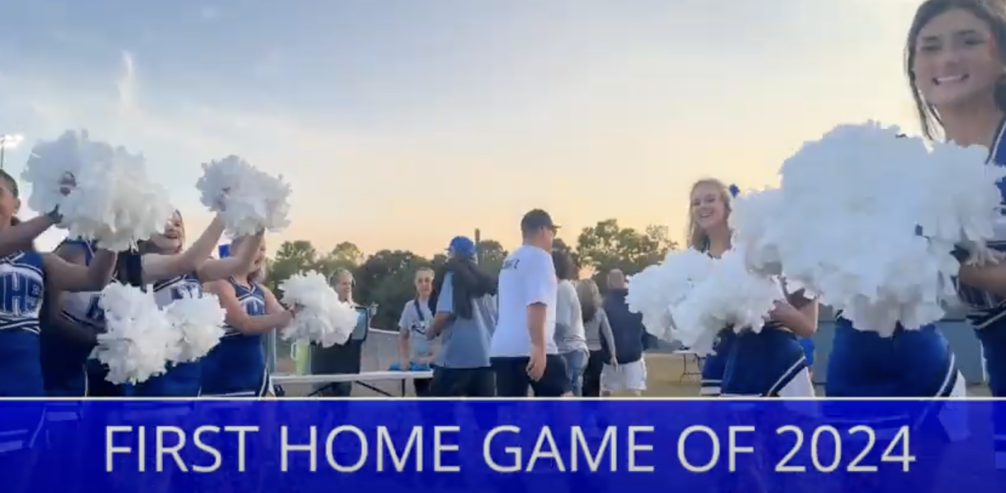 Fans get fired up at first home football game